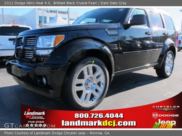 2011 Dodge Nitro Heat 4.0 in Brilliant Black Crystal Pearl