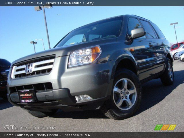 2008 Honda Pilot EX-L in Nimbus Gray Metallic