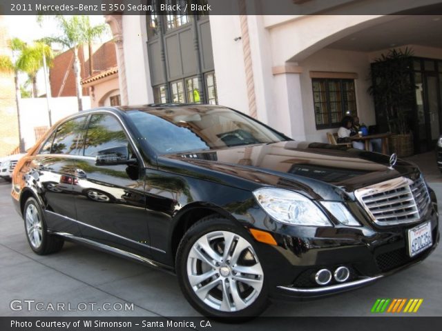 2011 Mercedes-Benz E 350 Sedan in Black