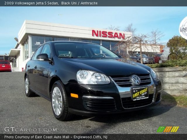 2009 Volkswagen Jetta S Sedan in Black Uni