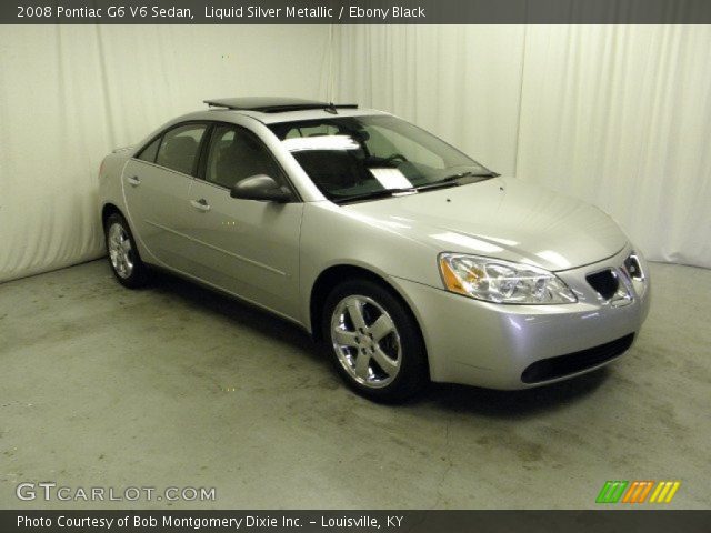 2008 Pontiac G6 V6 Sedan in Liquid Silver Metallic