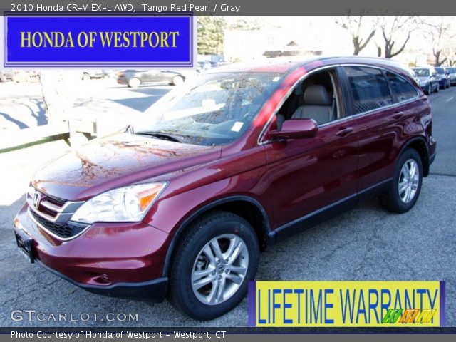 2010 Honda CR-V EX-L AWD in Tango Red Pearl