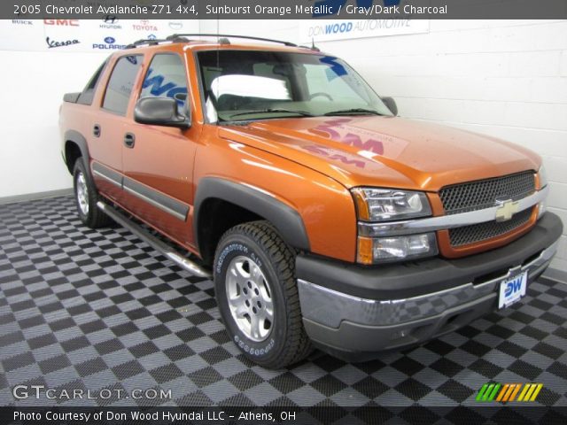 2005 Chevrolet Avalanche Z71 4x4 in Sunburst Orange Metallic