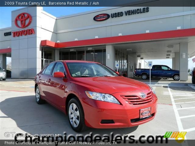 2009 Toyota Camry LE in Barcelona Red Metallic