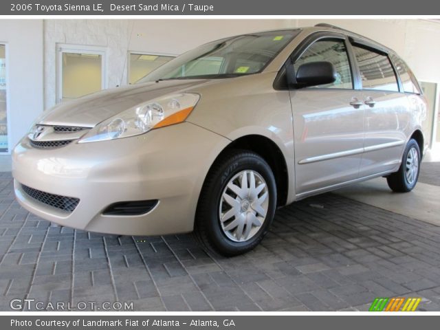 2006 Toyota Sienna LE in Desert Sand Mica