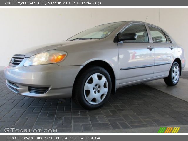 2003 Toyota Corolla CE in Sandrift Metallic