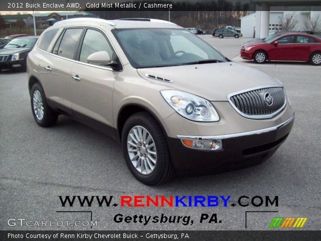2012 Buick Enclave AWD in Gold Mist Metallic