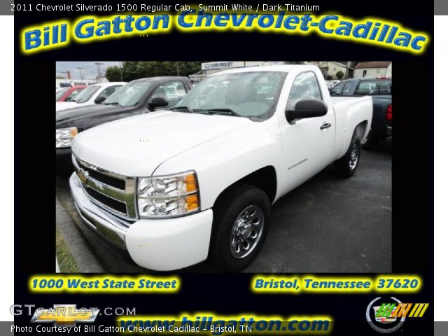 2011 Chevrolet Silverado 1500 Regular Cab in Summit White