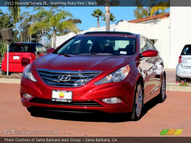 2012 Hyundai Sonata SE in Sparkling Ruby Red