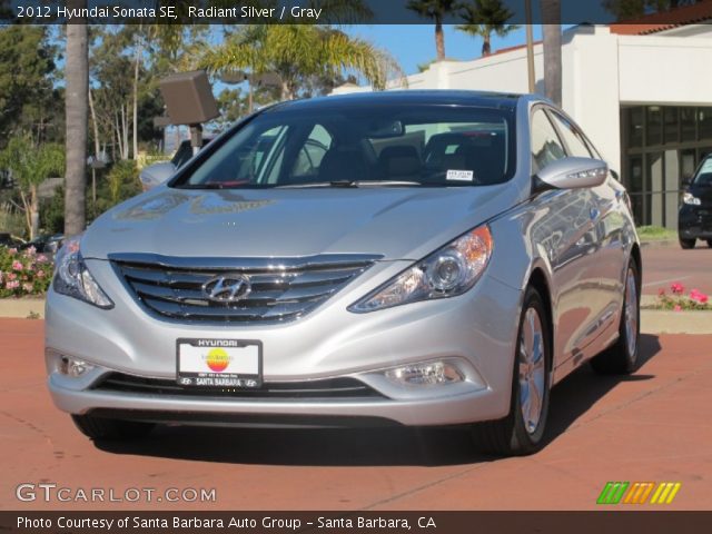 2012 Hyundai Sonata SE in Radiant Silver