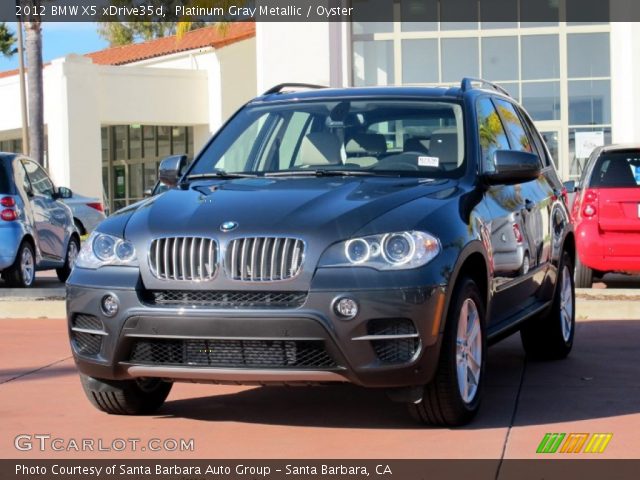 2012 BMW X5 xDrive35d in Platinum Gray Metallic