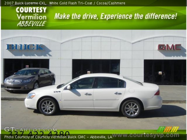 2007 Buick Lucerne CXL in White Gold Flash Tri-Coat