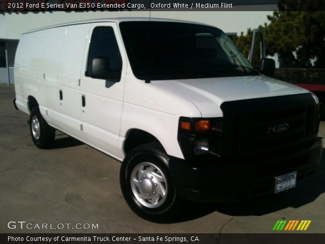 2012 Ford E Series Van E350 Extended Cargo in Oxford White