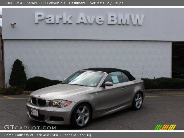 2008 BMW 1 Series 135i Convertible in Cashmere Silver Metallic