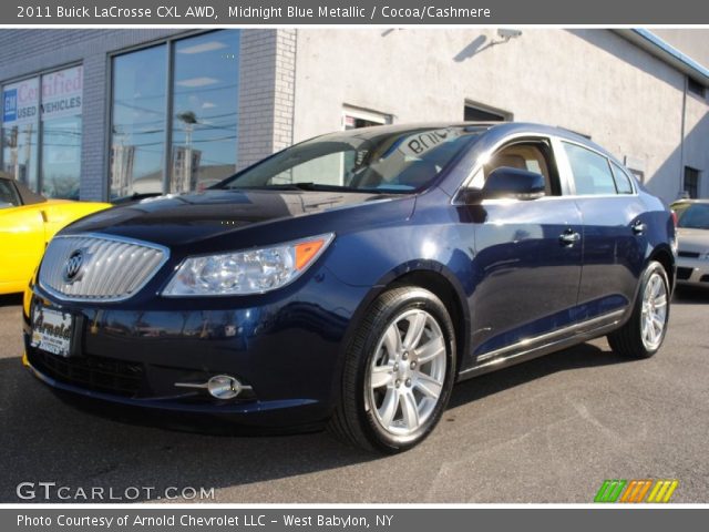 2011 Buick LaCrosse CXL AWD in Midnight Blue Metallic