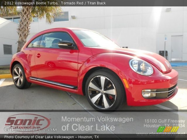2012 Volkswagen Beetle Turbo in Tornado Red
