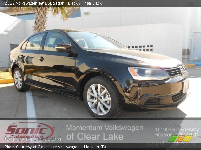 2012 Volkswagen Jetta SE Sedan in Black