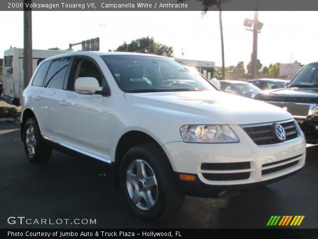 2006 Volkswagen Touareg V6 in Campanella White