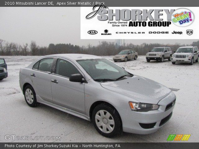 2010 Mitsubishi Lancer DE in Apex Silver Metallic