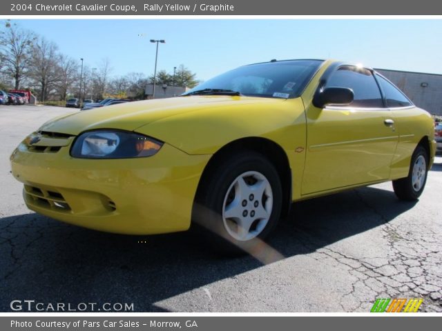 2004 Chevrolet Cavalier Coupe in Rally Yellow