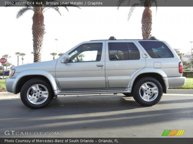 2002 Infiniti QX4 4x4 in Brilliant Silver Metallic