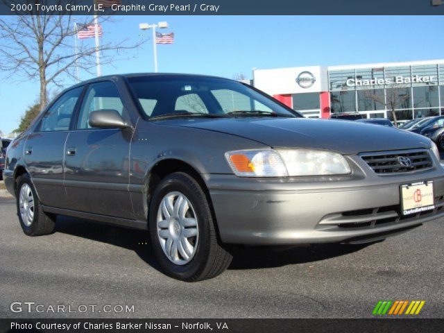 2000 Toyota Camry LE in Graphite Gray Pearl