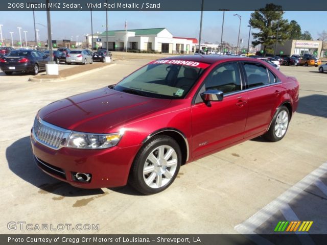 2008 Lincoln MKZ Sedan in Vivid Red Metallic