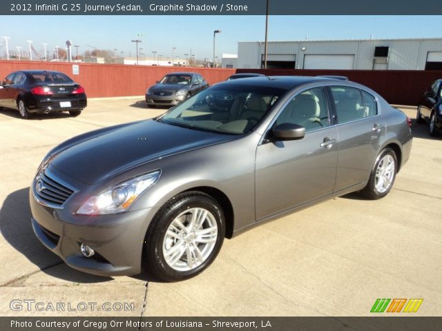 2012 Infiniti G 25 Journey Sedan in Graphite Shadow