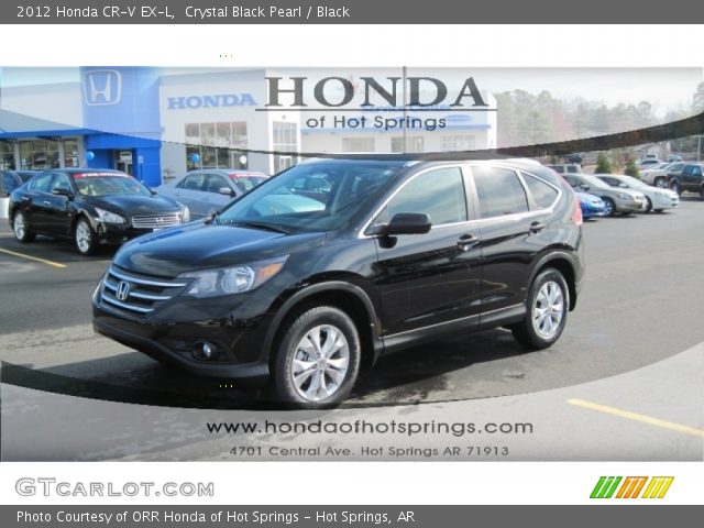 2012 Honda CR-V EX-L in Crystal Black Pearl