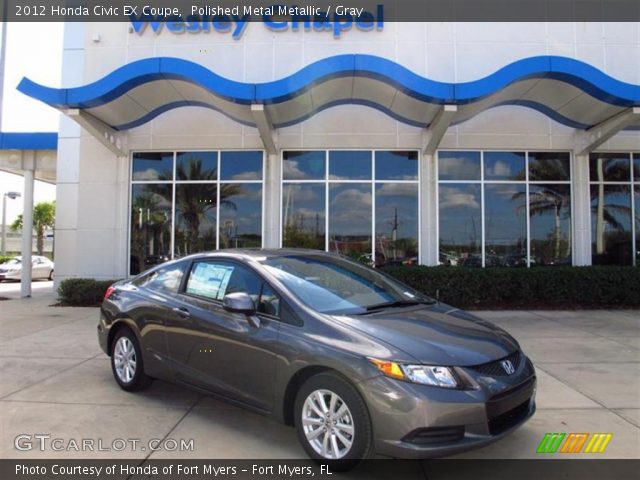 2012 Honda Civic EX Coupe in Polished Metal Metallic