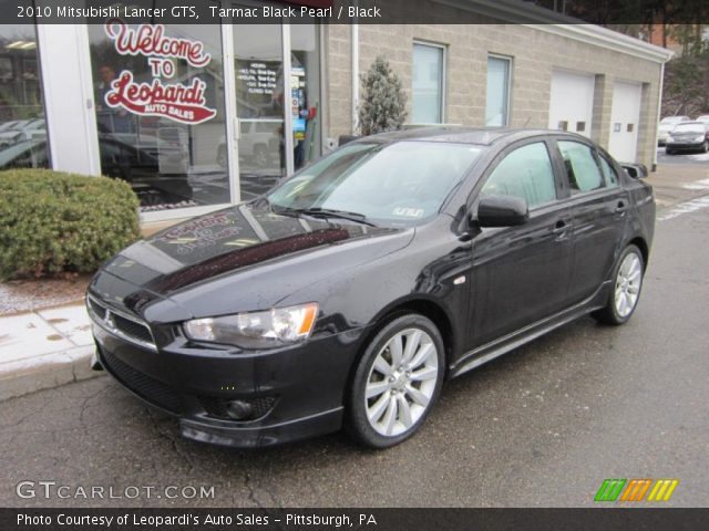 2010 Mitsubishi Lancer GTS in Tarmac Black Pearl