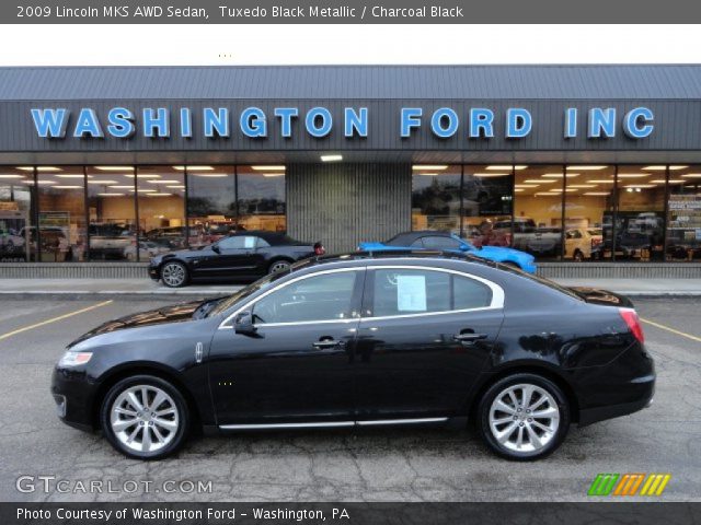 2009 Lincoln MKS AWD Sedan in Tuxedo Black Metallic