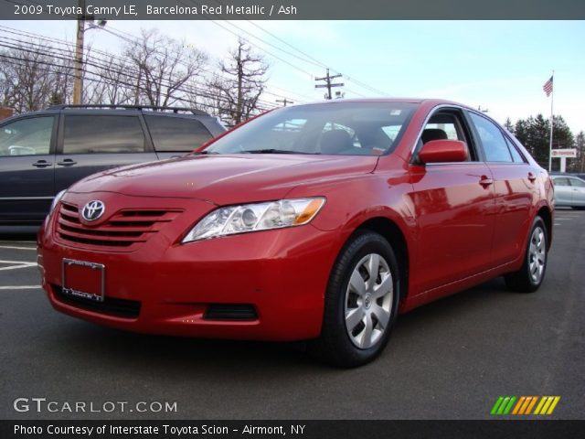 2009 Toyota Camry LE in Barcelona Red Metallic