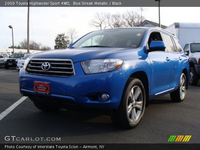 2009 Toyota Highlander Sport 4WD in Blue Streak Metallic