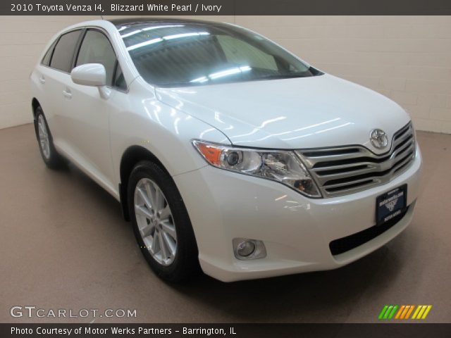 2010 Toyota Venza I4 in Blizzard White Pearl