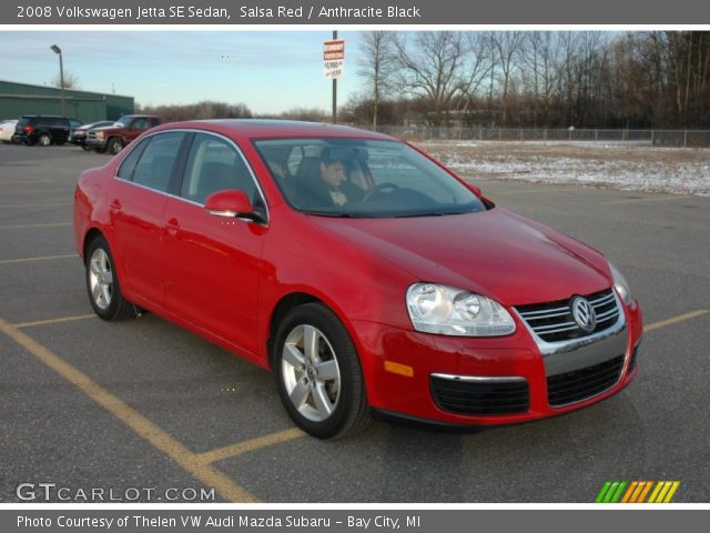 2008 Volkswagen Jetta SE Sedan in Salsa Red