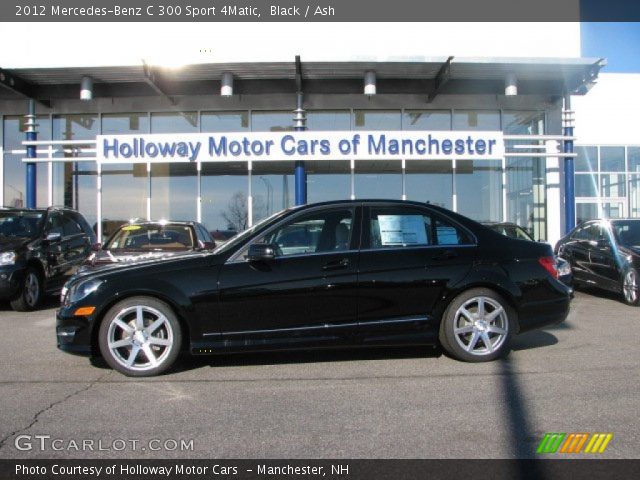 2012 Mercedes-Benz C 300 Sport 4Matic in Black