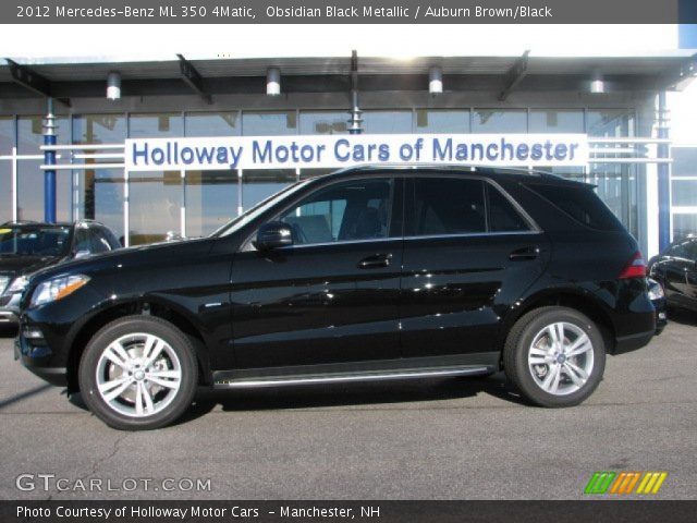 2012 Mercedes-Benz ML 350 4Matic in Obsidian Black Metallic