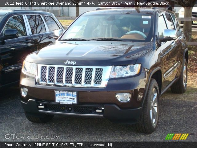 2012 Jeep Grand Cherokee Overland Summit 4x4 in Canyon Brown Pearl