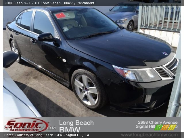 2008 Saab 9-3 2.0T Sport Sedan in Black