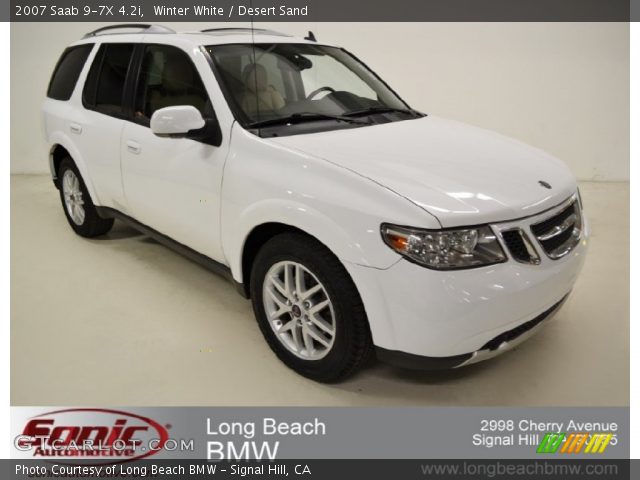 2007 Saab 9-7X 4.2i in Winter White