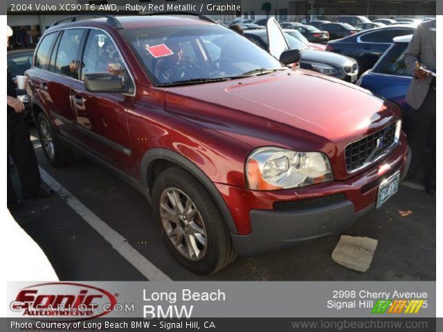2004 Volvo XC90 T6 AWD in Ruby Red Metallic