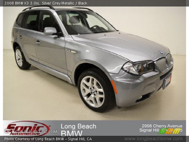 2008 BMW X3 3.0si in Silver Grey Metallic