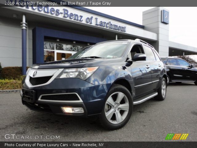 2010 Acura MDX Technology in Bali Blue Pearl
