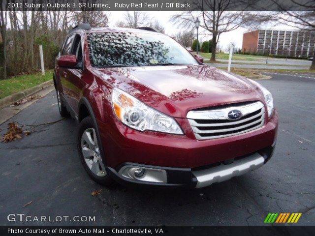 2012 Subaru Outback 3.6R Limited in Ruby Red Pearl