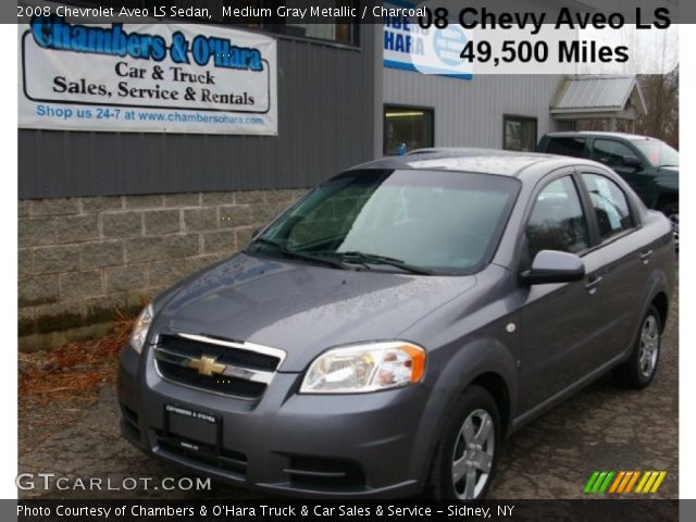 2008 Chevrolet Aveo LS Sedan in Medium Gray Metallic