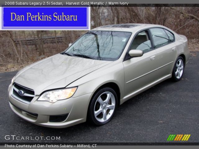 2008 Subaru Legacy 2.5i Sedan in Harvest Gold Metallic