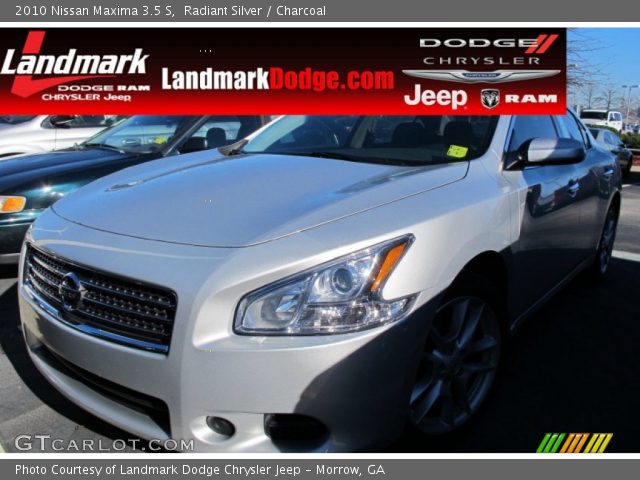 2010 Nissan Maxima 3.5 S in Radiant Silver