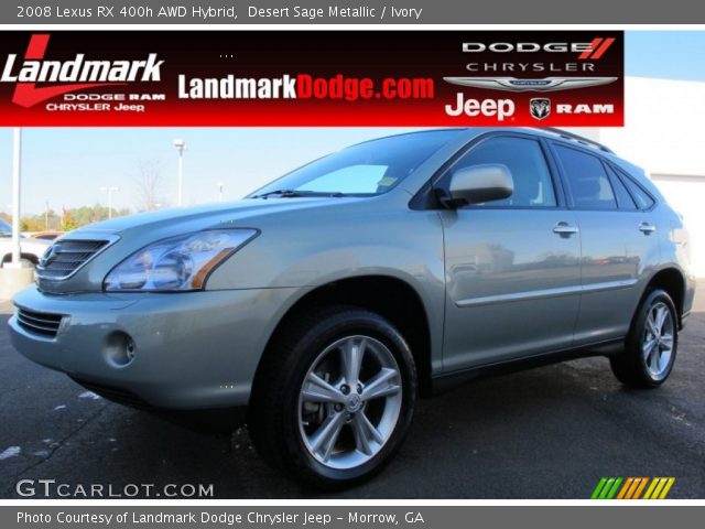 2008 Lexus RX 400h AWD Hybrid in Desert Sage Metallic