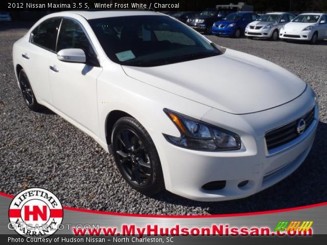 2012 Nissan Maxima 3.5 S in Winter Frost White